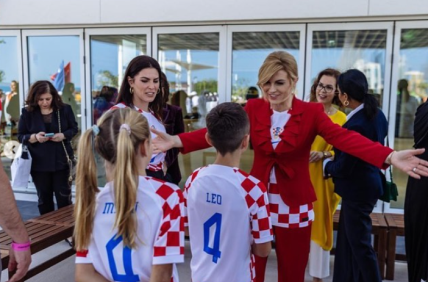 Kolinda Grabar-Kitarović i Leonardo Perišić