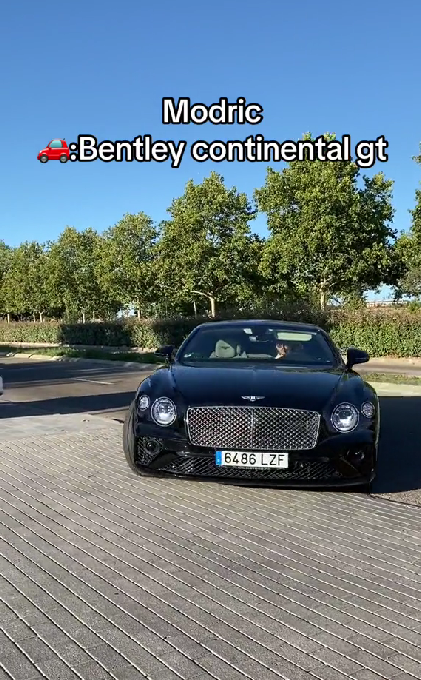 Luka Modrić Bentley