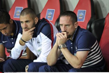 Franck Ribery i Karim Benzema