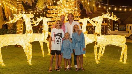 Luka Modrić s obitelji na Maldivima